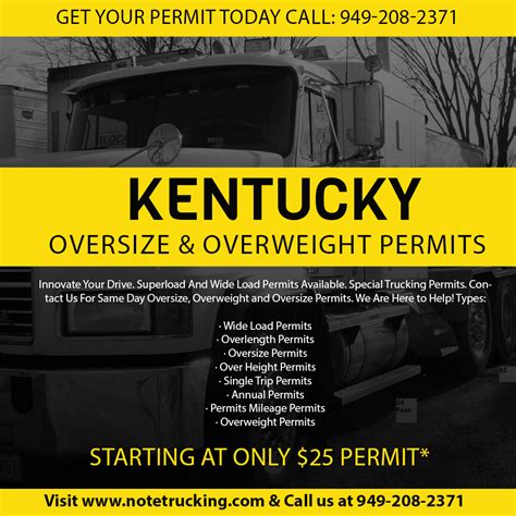 kentucky oversize overweight permits.